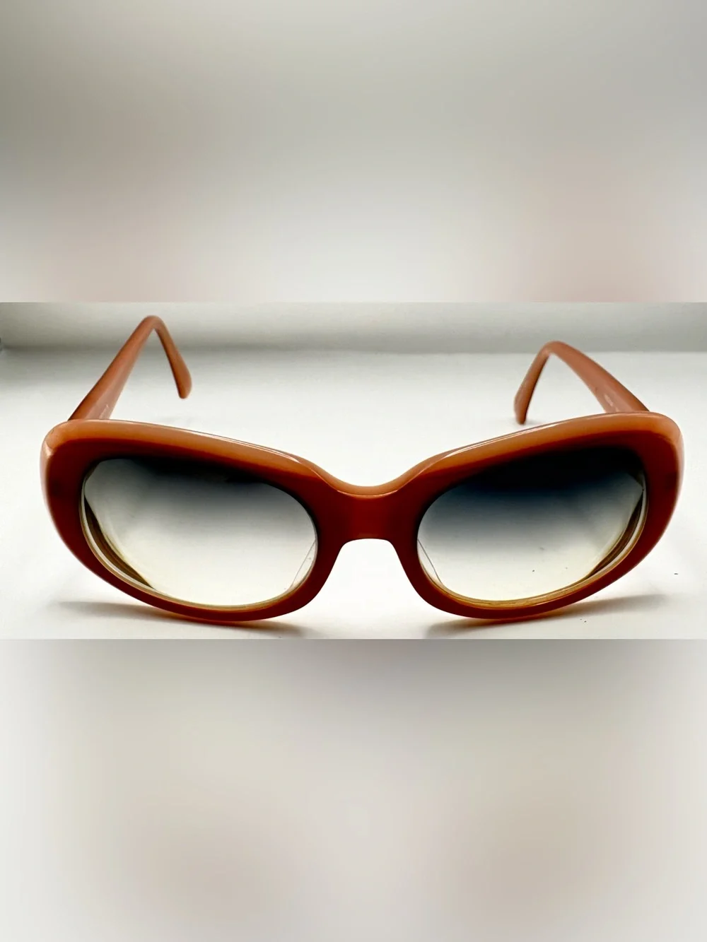Corinne McCormack Hedda Brown Oval Sunglasses Frames Only